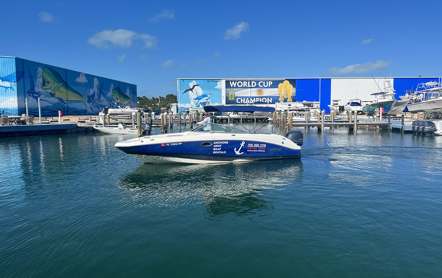 An image of Boat #22 - 24' NAUTICSTAR from Anchors Away Boat Rentals