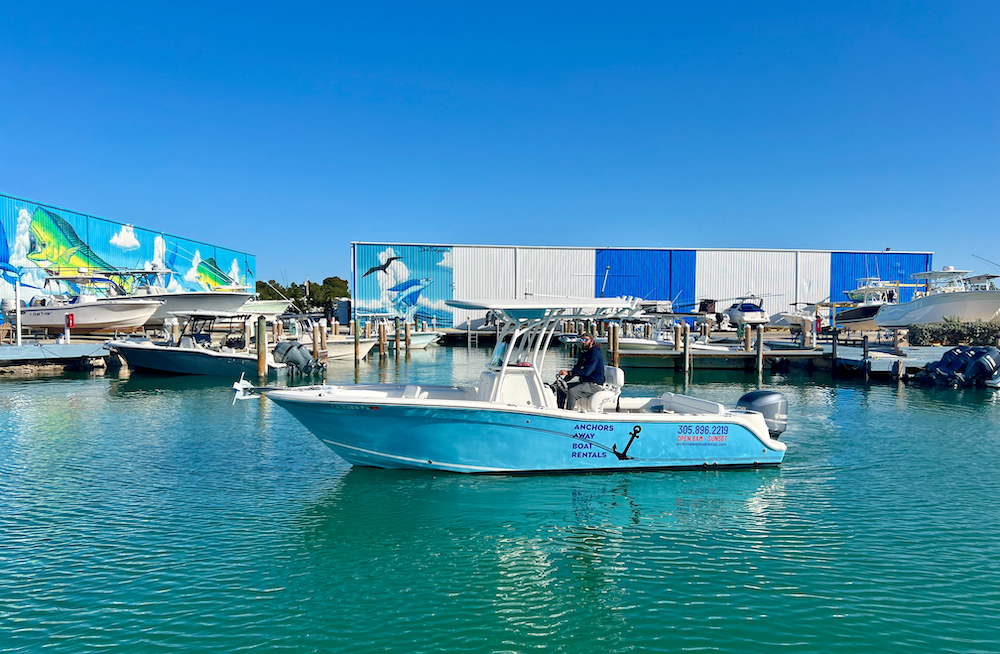 An image of Boat #29 - 25' SEAFOX from Anchors Away Boat Rentals